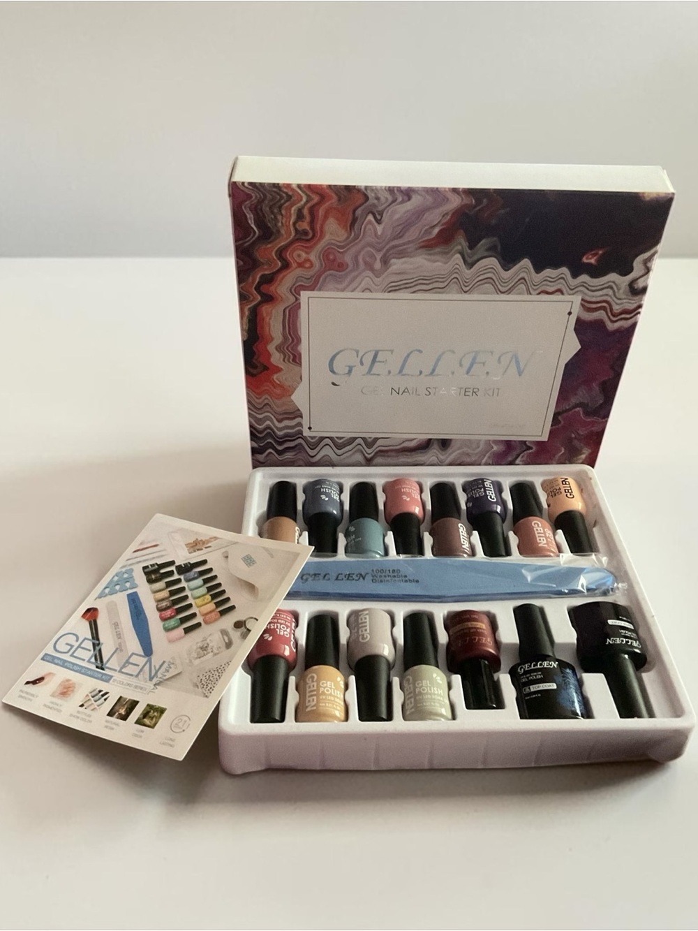 Gellen Gel Nail Starter Kit – Assorted Colors  💅